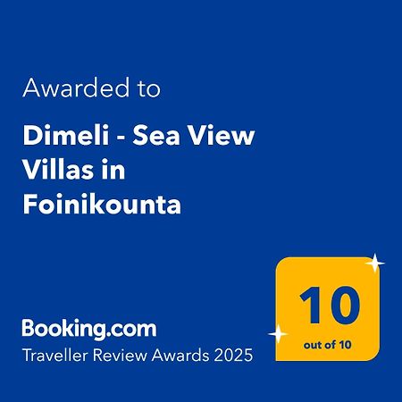 Dimeli - Sea View Villas In Foinikounta Finikounda Exterior foto